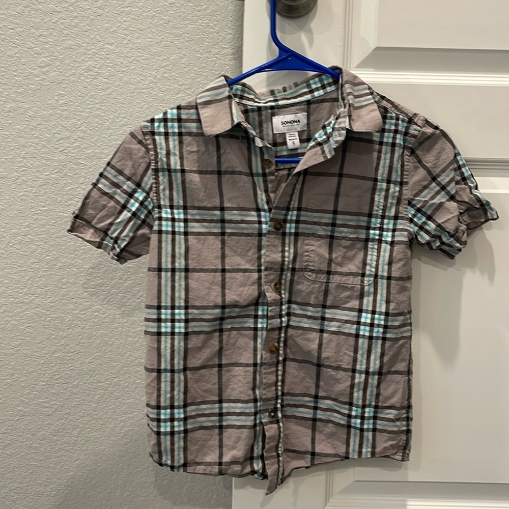 Boys Plaid Buttondown